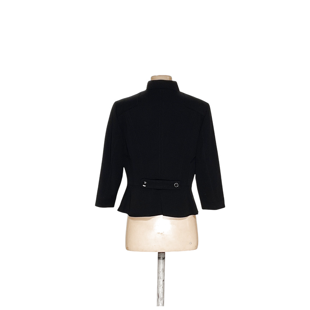 Whbm Black Basic Jacket Size 10 - image 2